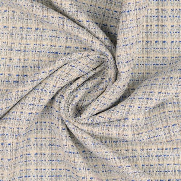 Bouclé, bleu